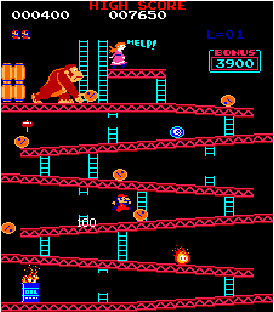 Donkey Kong Gameplay